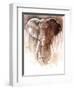 Elephant Bull-Mark Adlington-Framed Premium Giclee Print