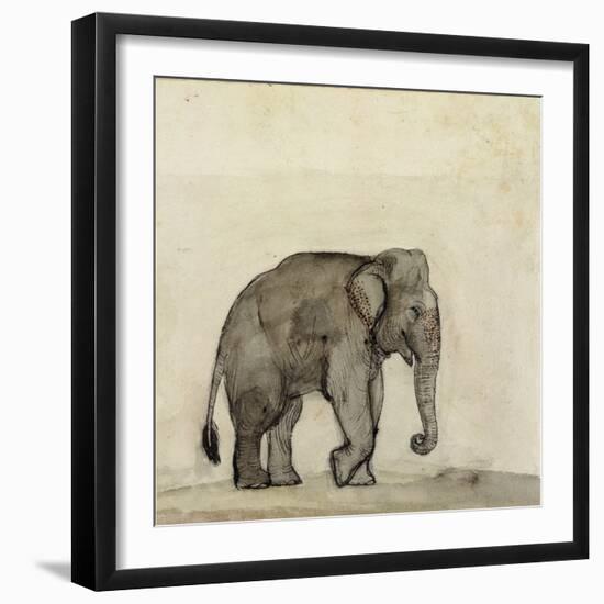 Elephant, C.1790-Gungaram Tambat-Framed Giclee Print