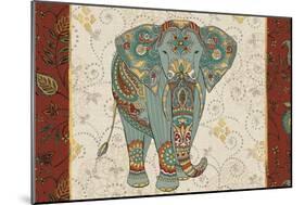 Elephant Caravan IA-Daphne Brissonnet-Mounted Art Print