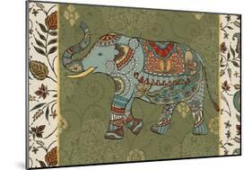 Elephant Caravan IIF-Daphne Brissonnet-Mounted Art Print