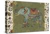 Elephant Caravan IIF-Daphne Brissonnet-Stretched Canvas