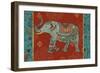 Elephant Caravan IIM-Daphne Brissonnet-Framed Art Print