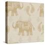 Elephant Caravan Patterns I-Daphne Brissonnet-Stretched Canvas