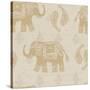 Elephant Caravan Patterns I-Daphne Brissonnet-Stretched Canvas