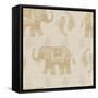 Elephant Caravan Patterns I-Daphne Brissonnet-Framed Stretched Canvas