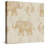 Elephant Caravan Patterns I-Daphne Brissonnet-Stretched Canvas