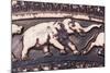 Elephant Carving on a Moonstone at the Abhayagiri Monastery-Matthew Williams-Ellis-Mounted Photographic Print