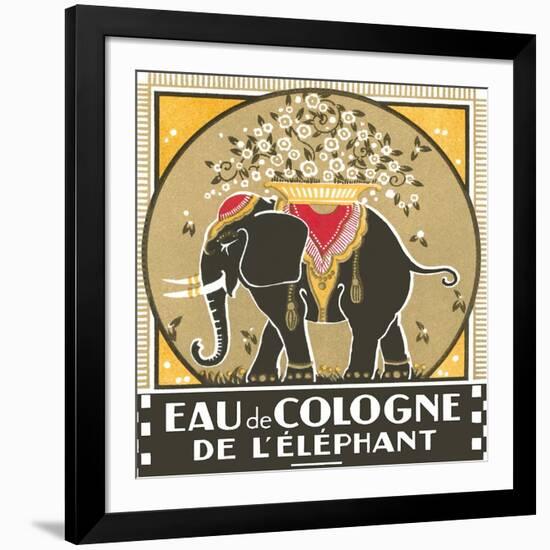 Elephant Cologne-null-Framed Art Print