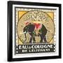 Elephant Cologne-null-Framed Art Print