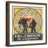 Elephant Cologne-null-Framed Art Print