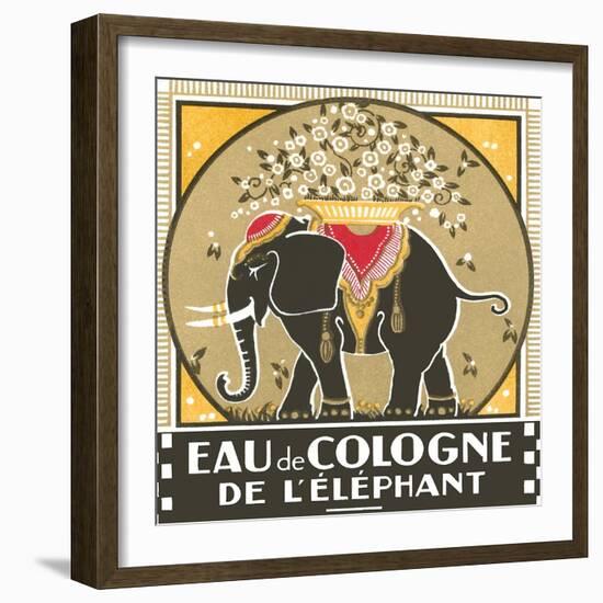 Elephant Cologne-null-Framed Art Print