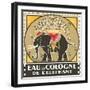 Elephant Cologne-null-Framed Art Print