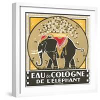 Elephant Cologne-null-Framed Art Print