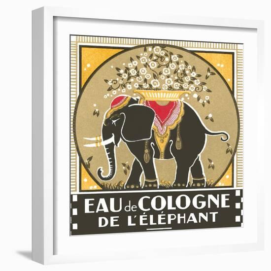 Elephant Cologne-null-Framed Art Print