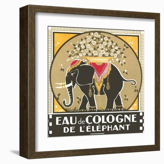 Elephant Cologne-null-Framed Art Print