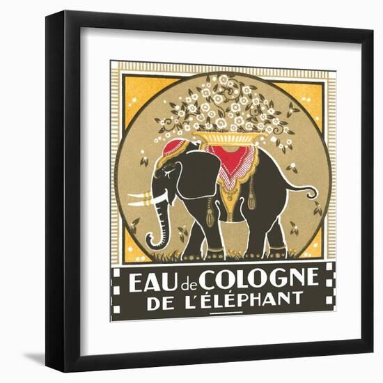 Elephant Cologne-null-Framed Art Print