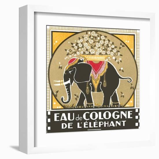 Elephant Cologne-null-Framed Art Print