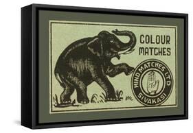Elephant Colour Matches-null-Framed Stretched Canvas