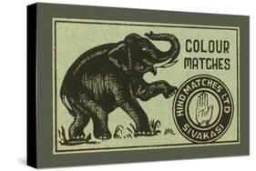 Elephant Colour Matches-null-Stretched Canvas