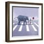 Elephant Crossing-Nancy Tillman-Framed Art Print