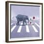 Elephant Crossing-Nancy Tillman-Framed Premium Giclee Print