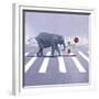 Elephant Crossing-Nancy Tillman-Framed Premium Giclee Print