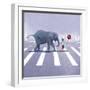 Elephant Crossing-Nancy Tillman-Framed Art Print