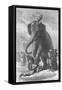 Elephant Crushing Victim's Head-null-Framed Stretched Canvas