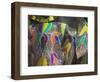 Elephant Decorated with Colorful Painting, Jaipur, Rajasthan, India-Keren Su-Framed Photographic Print