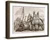 Elephant Equipped for Battle-null-Framed Giclee Print