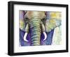 Elephant Face-Michelle Faber-Framed Giclee Print