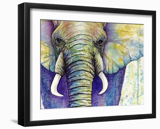 Elephant Face-Michelle Faber-Framed Giclee Print