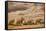 Elephant family, Amboseli National Park, Africa-John Wilson-Framed Stretched Canvas