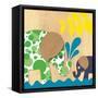 Elephant Family-Z Studio-Framed Stretched Canvas