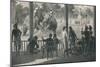 Elephant Fight at Baroda, 1896-null-Mounted Giclee Print