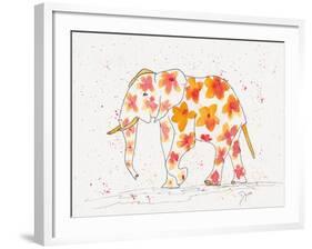 Elephant Flower-Beverly Dyer-Framed Art Print