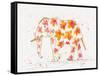 Elephant Flower-Beverly Dyer-Framed Stretched Canvas