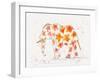 Elephant Flower-Beverly Dyer-Framed Art Print