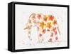 Elephant Flower-Beverly Dyer-Framed Stretched Canvas