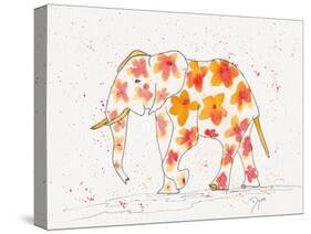 Elephant Flower-Beverly Dyer-Stretched Canvas