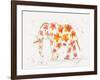 Elephant Flower-Beverly Dyer-Framed Art Print