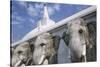 Elephant Frieze at Ruvanvelisaya Dagoba-Jon Hicks-Stretched Canvas