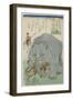 Elephant from India with Tiger, February 1863-Yoshitoyo-Framed Giclee Print