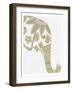 Elephant Gold 3-Pam Varacek-Framed Art Print