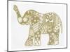 Elephant Gold-Pam Varacek-Mounted Art Print