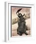 Elephant Gray Barnum and Bailey-null-Framed Giclee Print