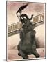 Elephant Gray Barnum and Bailey-null-Mounted Premium Giclee Print