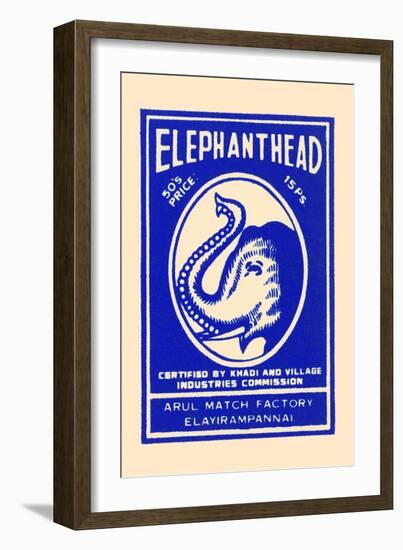 Elephant Head-null-Framed Art Print