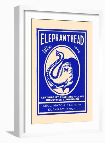 Elephant Head-null-Framed Art Print