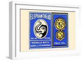 Elephant Head-null-Framed Art Print